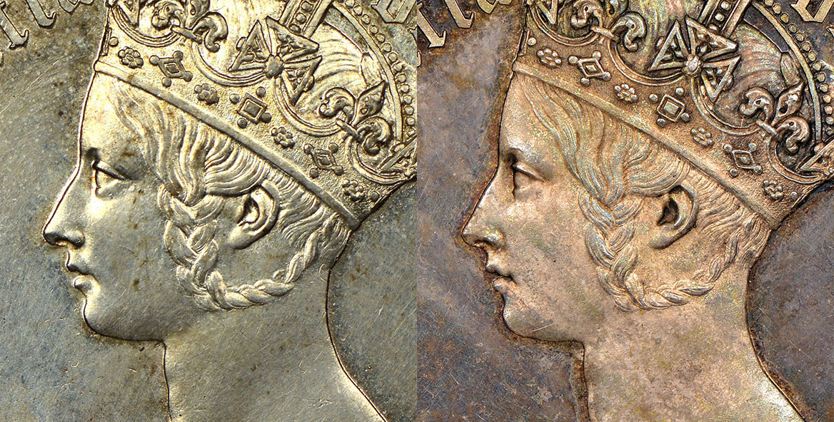 9. Great Britain 1847 Gothic Crown | NGC